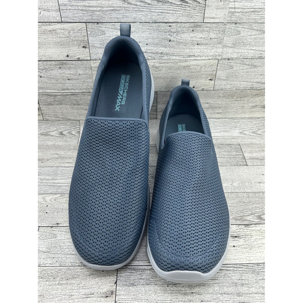 Skechers GoWalk Joy 15600 Slate Blue Mesh Slip On Walking Shoes Women Sz 12